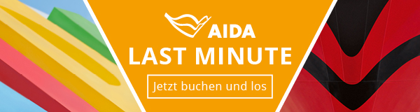 Auf nach AIDA: Last Minute Angebote