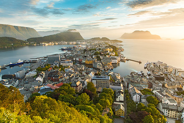 Nordische Inseln mit Norwegen